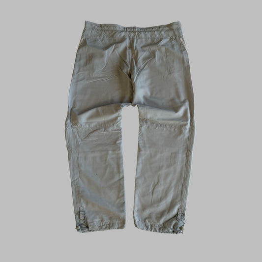 Y2K Adidas Three Striped Straight Leg Track Pants - XL