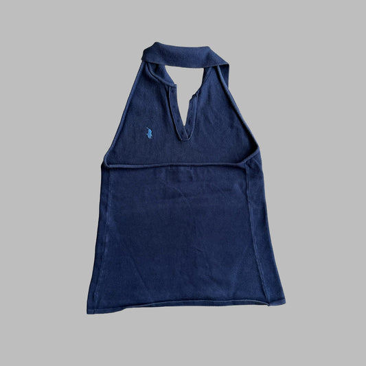 Y2K Ralph Lauren Polo Halter Top - S