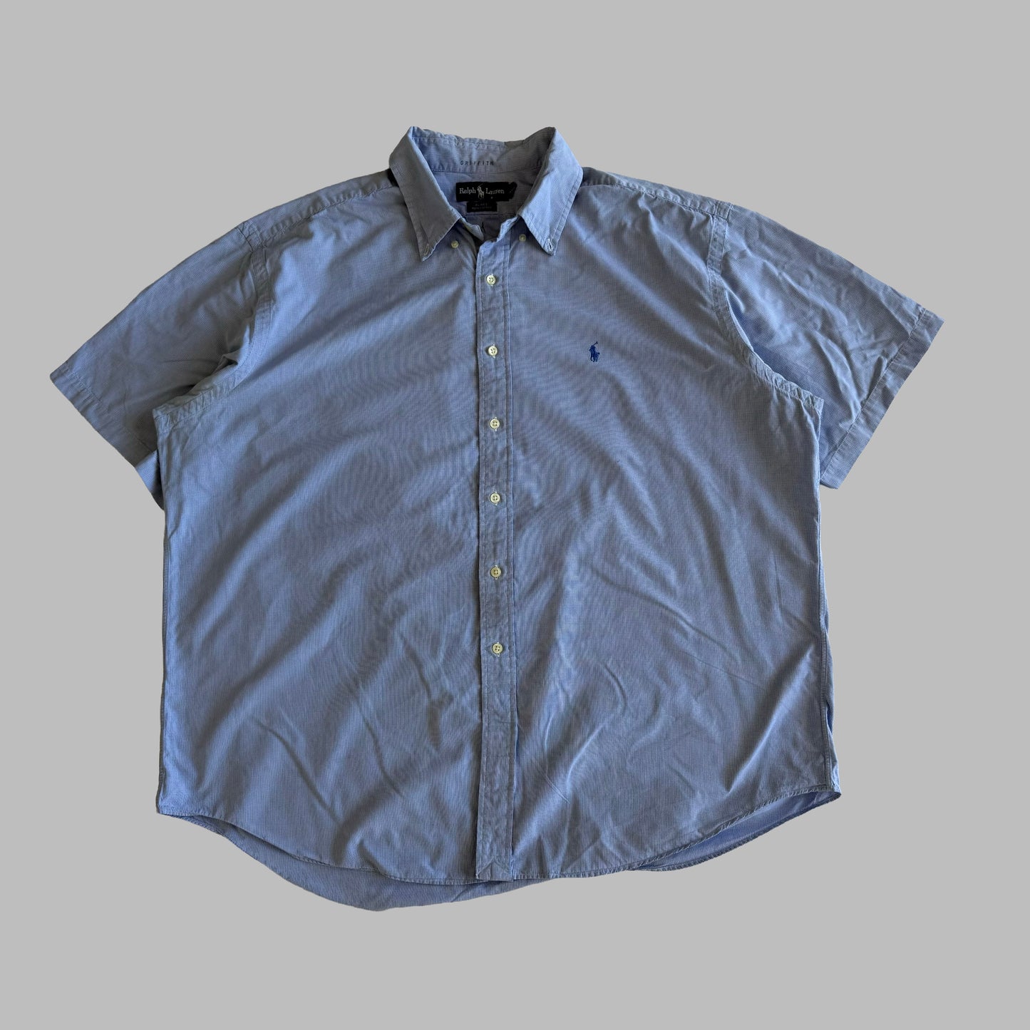 Y2K Polo Ralph Lauren Checkered Button Up Shirt - XXL