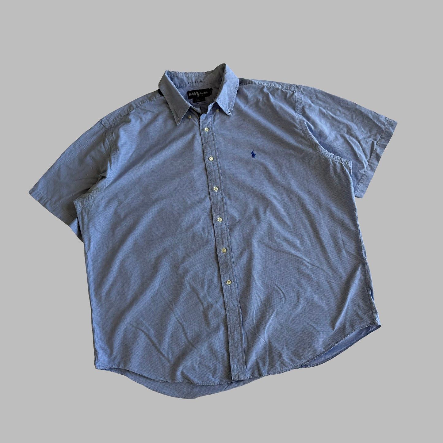 Y2K Polo Ralph Lauren Checkered Button Up Shirt - XXL
