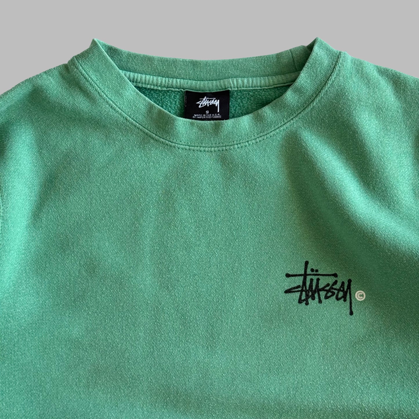 Stussy Spell Out Sweatshirt - Small