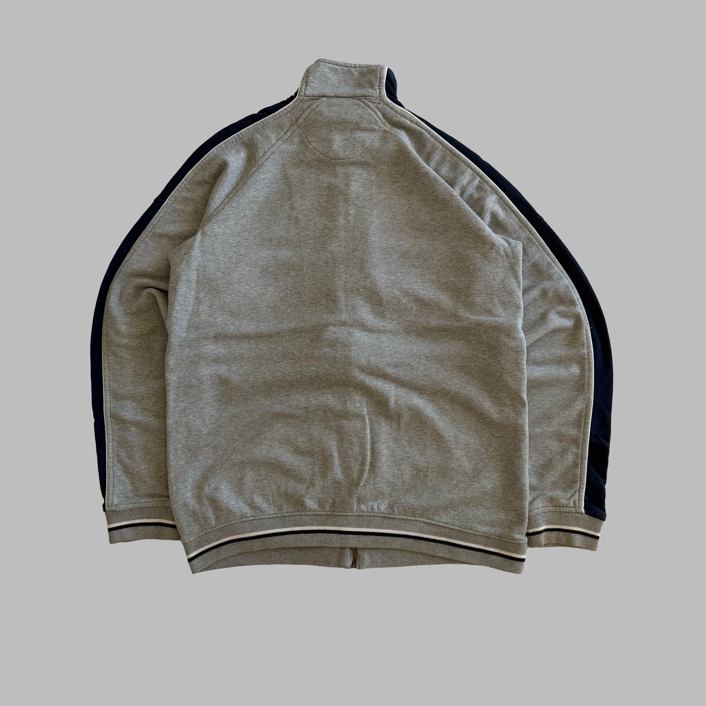 Y2K Nike Striped Single Swoosh Track Jacket - M