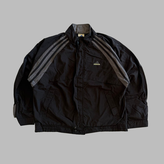 90s Adidas Golf Three Stripe Bomber Jacket - L