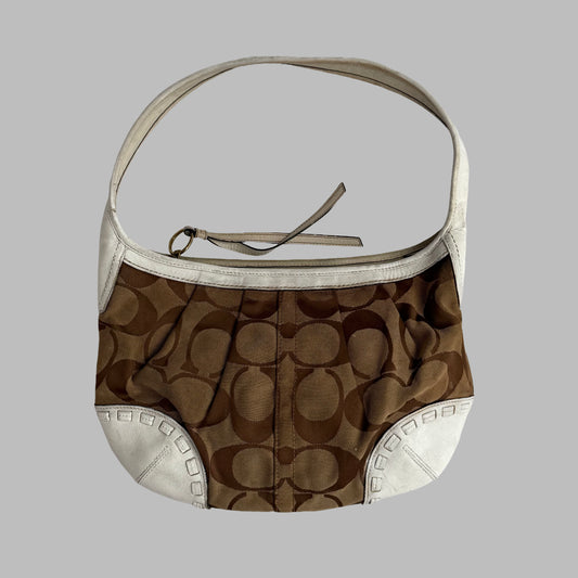 Y2K Coach Monogram Hobo Bag