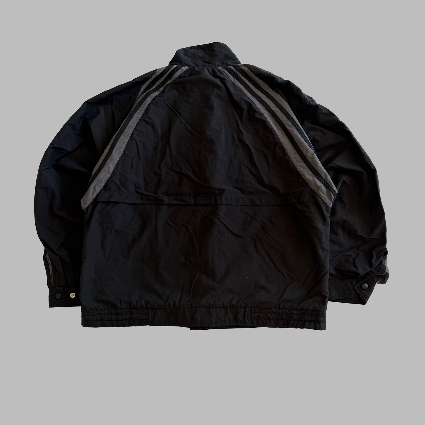 90s Adidas Golf Three Stripe Bomber Jacket - L