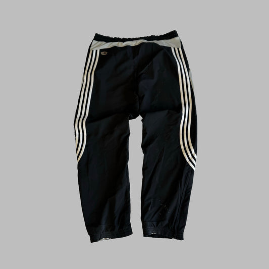 Y2K Adidas Three Stripe Baggy Track Pants - M
