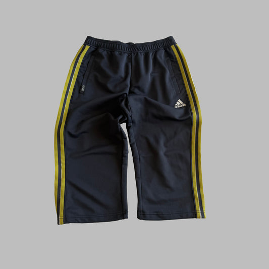 Y2K Adidas Three Stripe 3/4 Length Track Pants - M