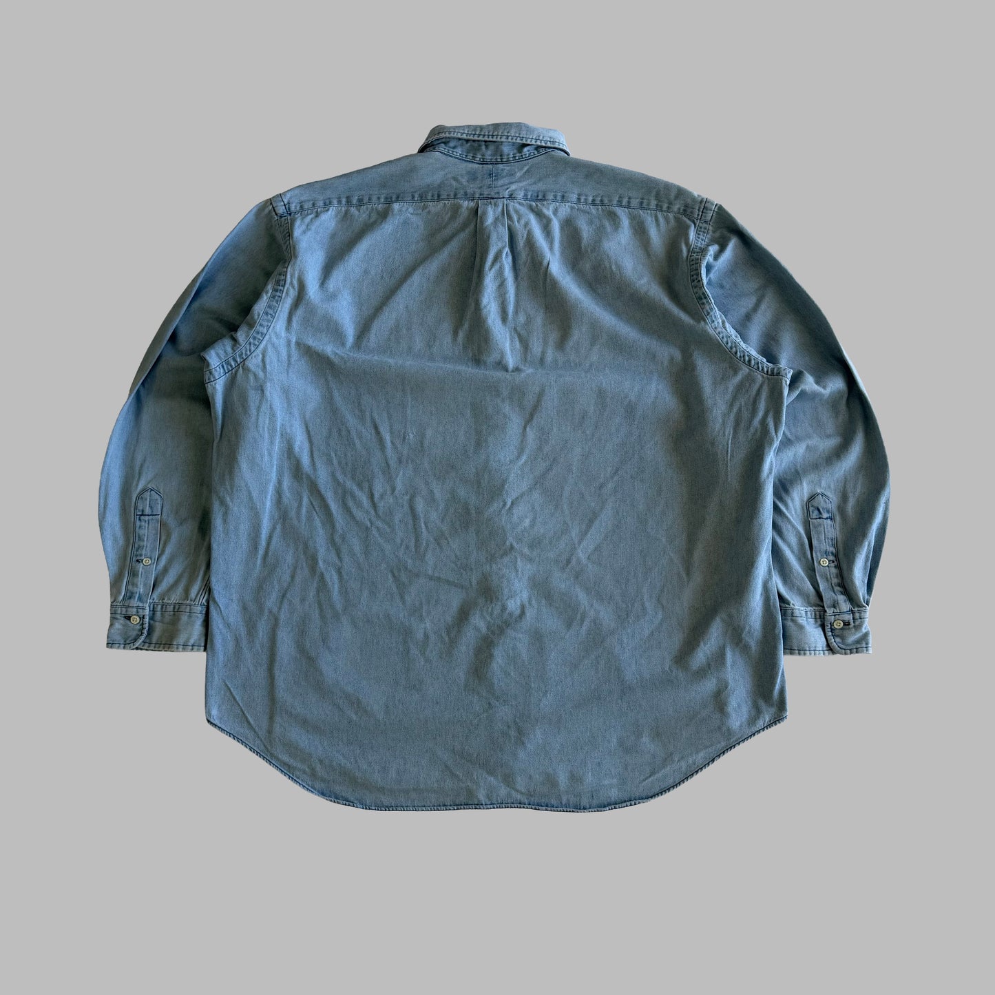 Y2K Polo Ralph Lauren Heavyweight Button Up Shirt - XXL