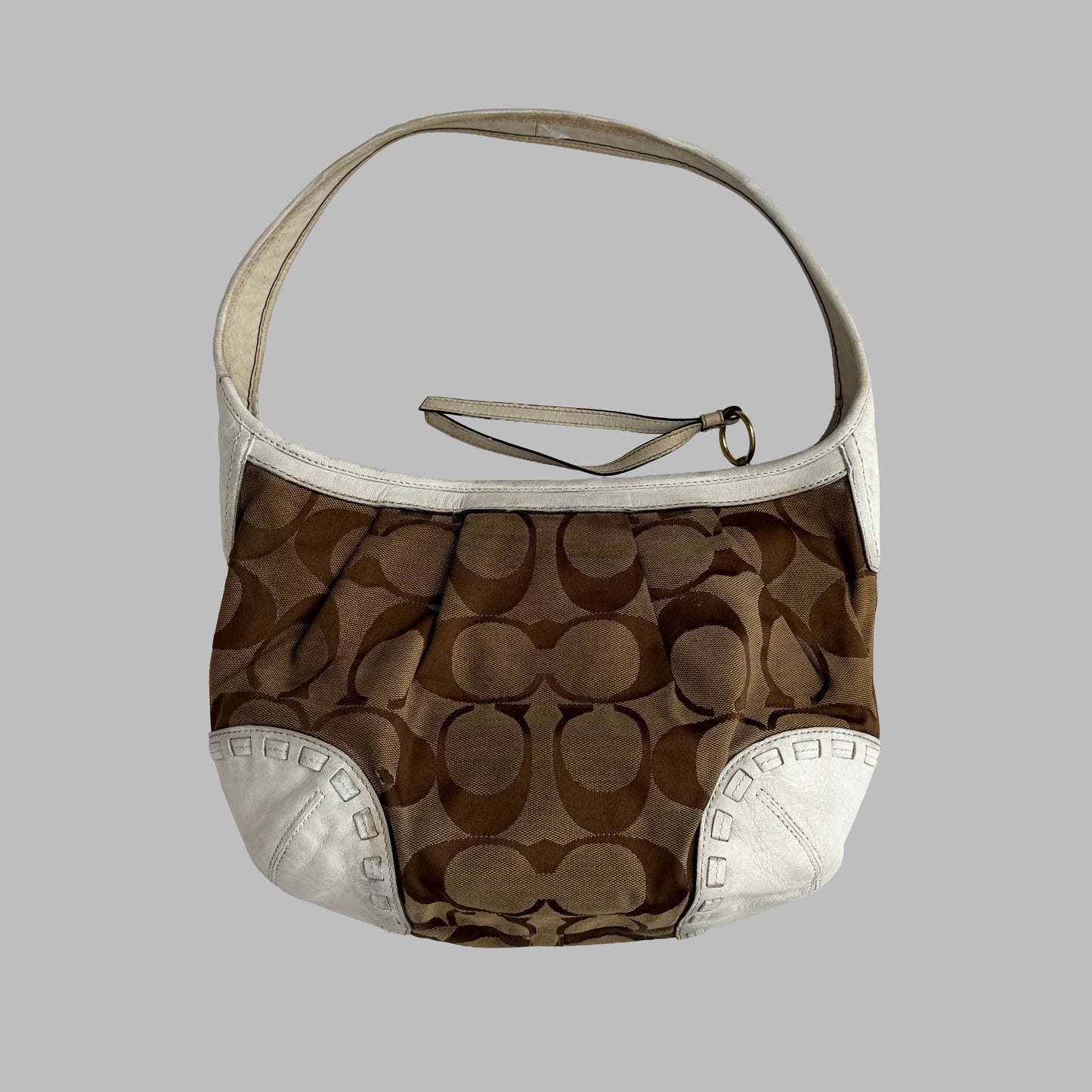 Y2K Coach Monogram Hobo Bag