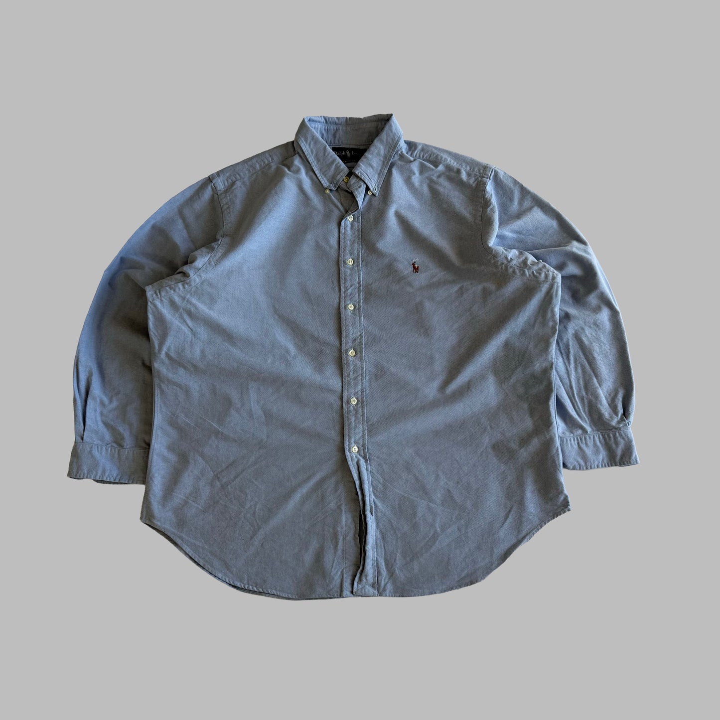 Y2K Polo Ralph Lauren Heavyweight Button Up Shirt - XXL