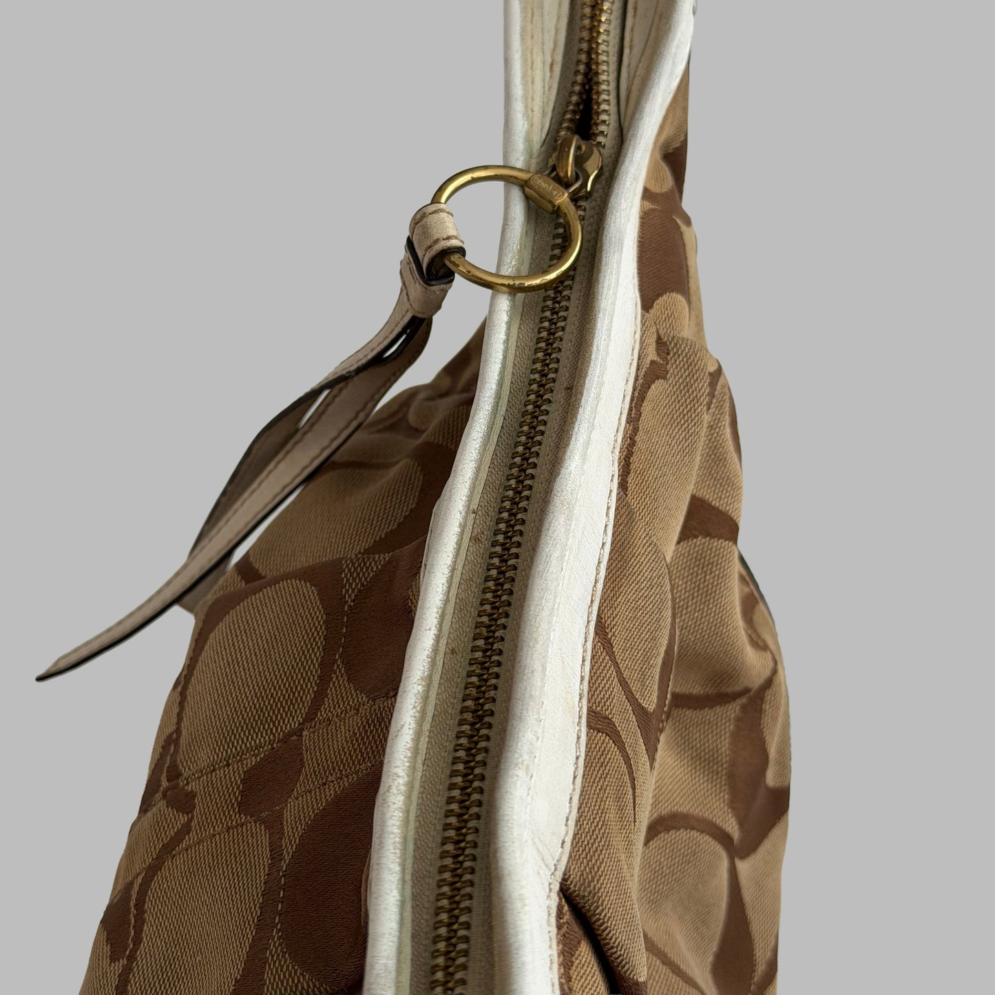 Y2K Coach Monogram Hobo Bag