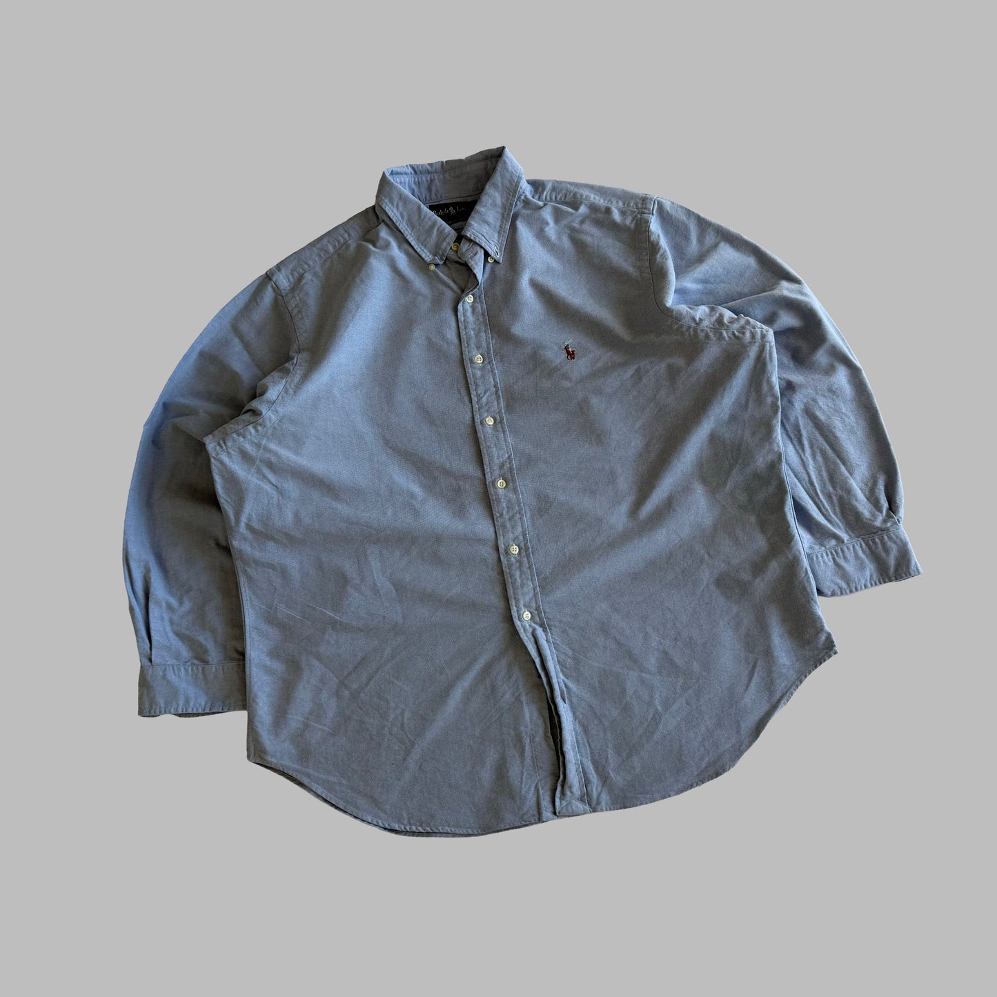 Y2K Polo Ralph Lauren Heavyweight Button Up Shirt - XXL
