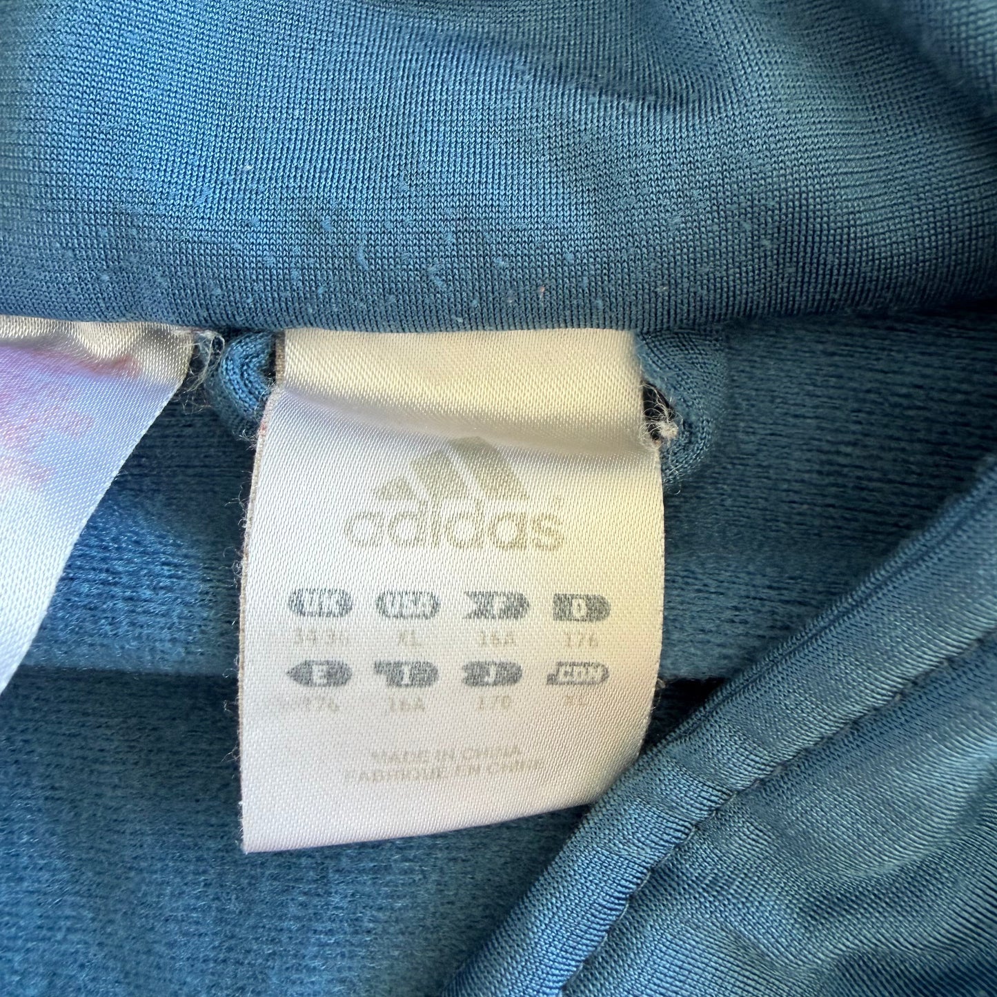 Y2K Adidas Three Stripe Track Jacket - M