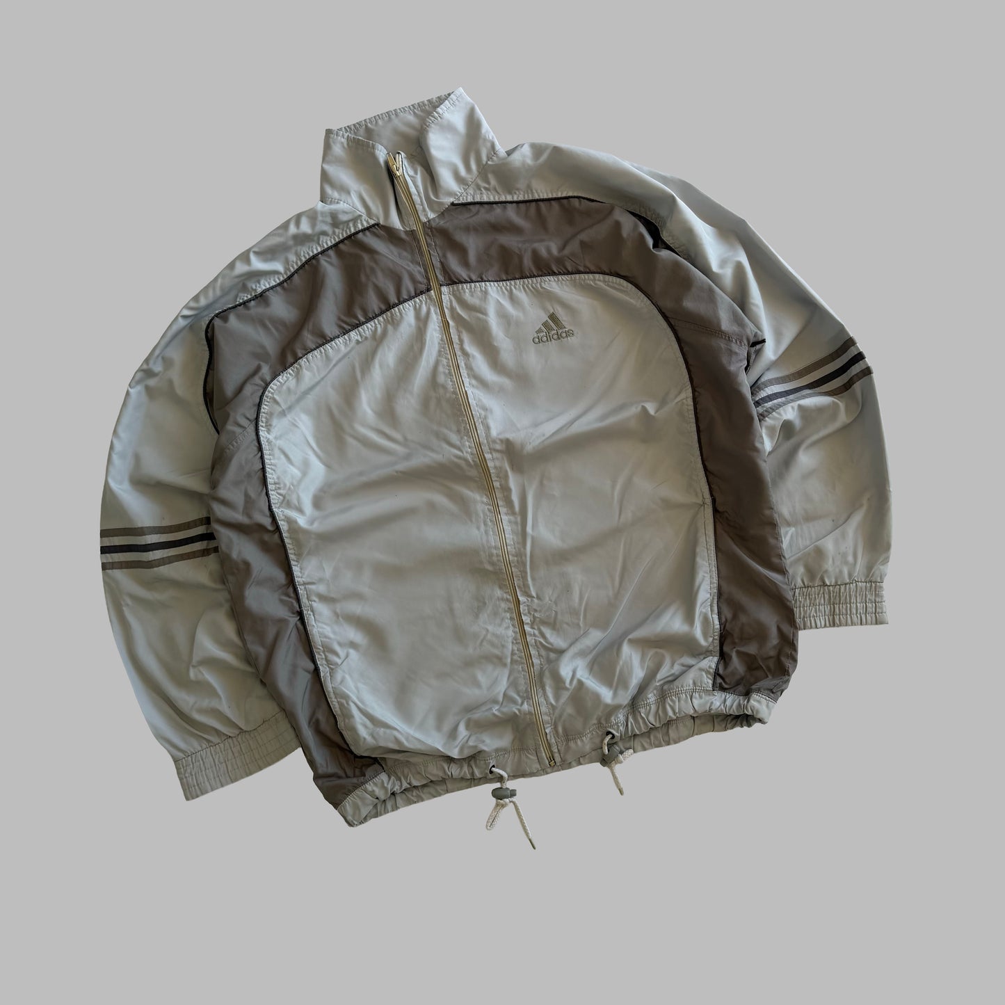 Y2K Adidas Panelled Track Jacket - XL