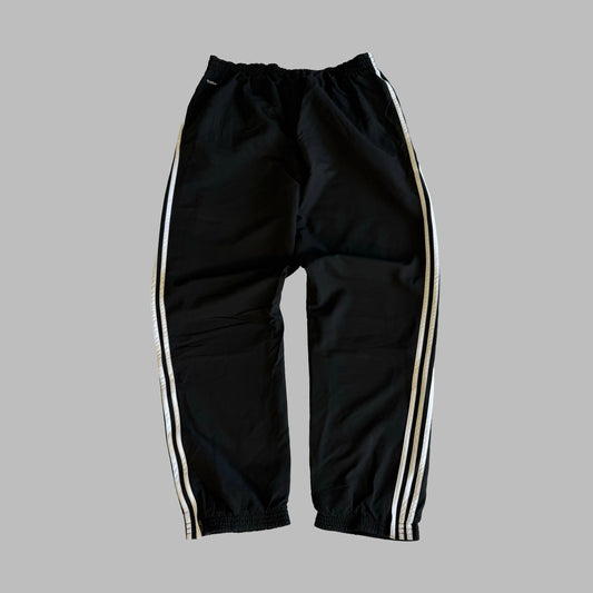 Y2K Adidas Three Stripe Wide Leg Track Pants - XL