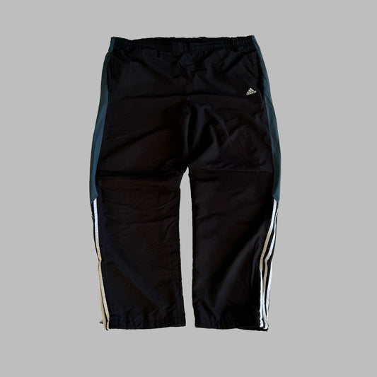 Y2K Adidas Three Stripe Baggy Track Pants - XL