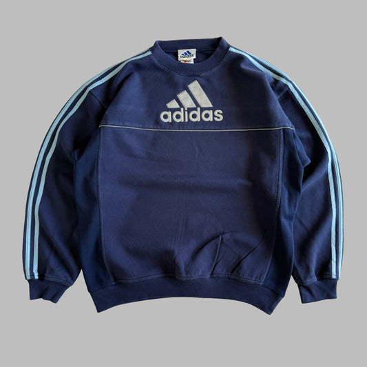 Adidas Three Stripe Sweatshirt - Small