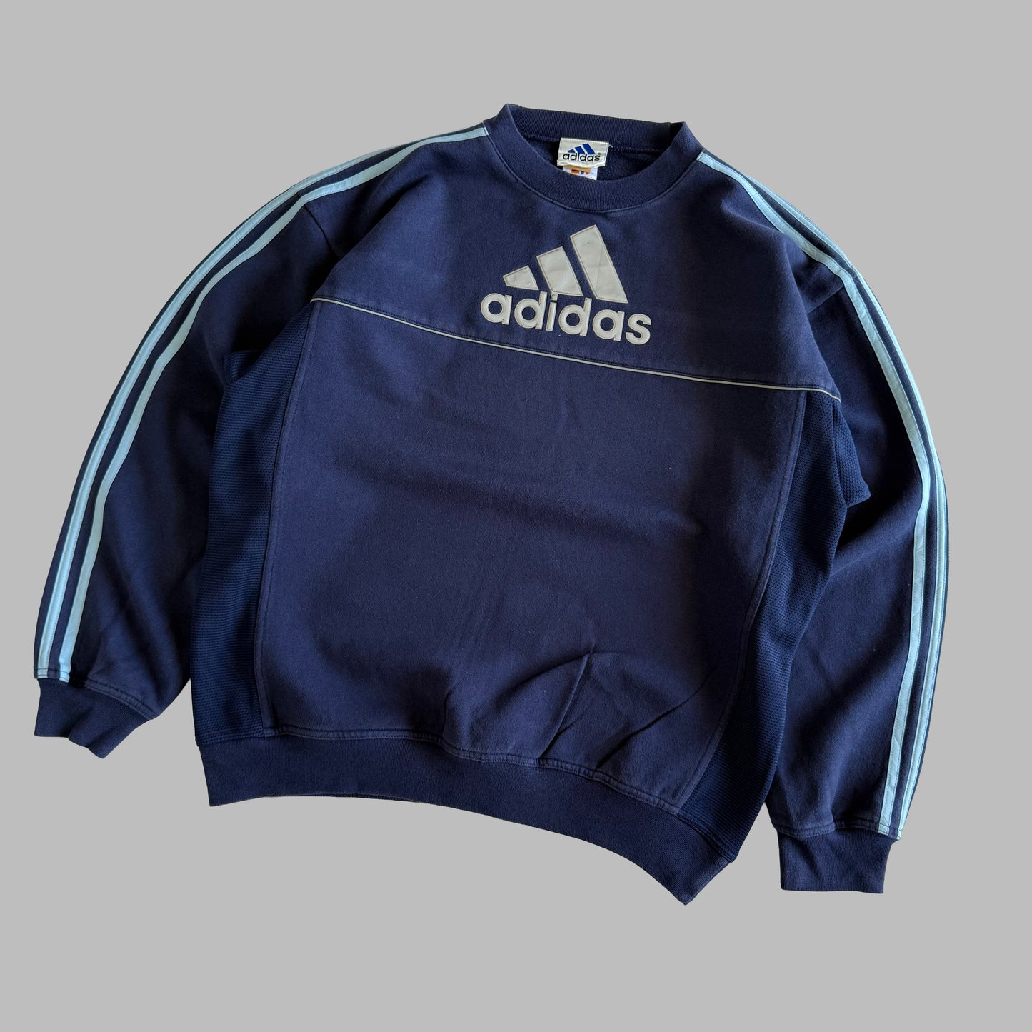 Adidas Three Stripe Sweatshirt - Small