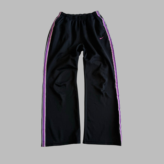 Y2K Nike Striped Active Track Pants - S