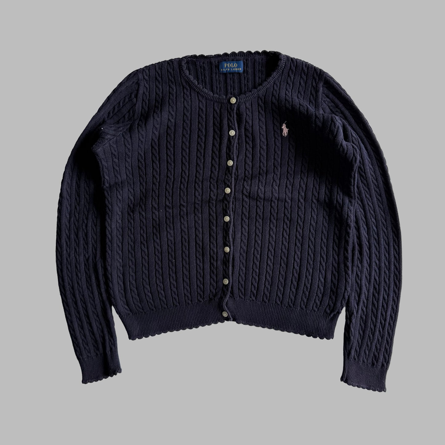 Ralph Lauren Cable Knit Cardigan - Medium
