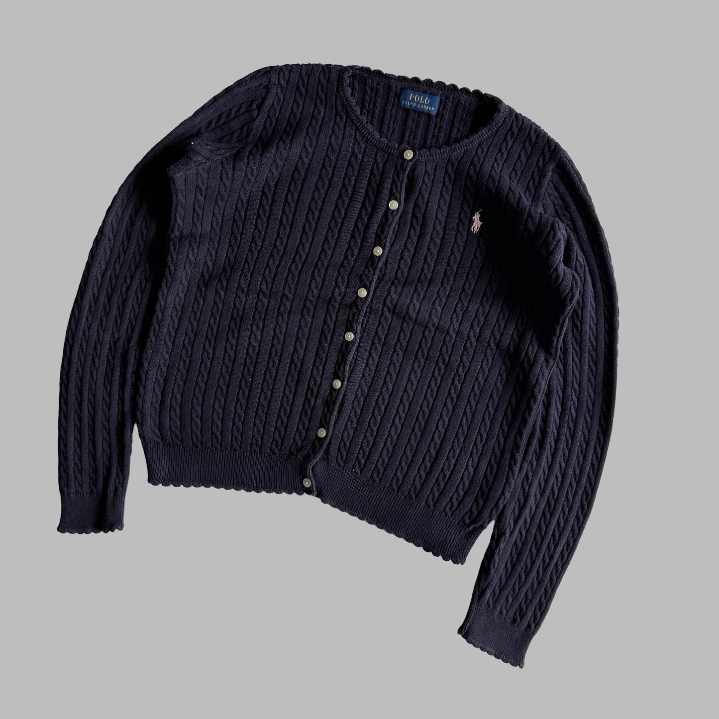 Ralph Lauren Cable Knit Cardigan - Medium
