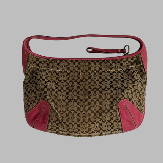Y2K Coach Monogram Hobo Bag