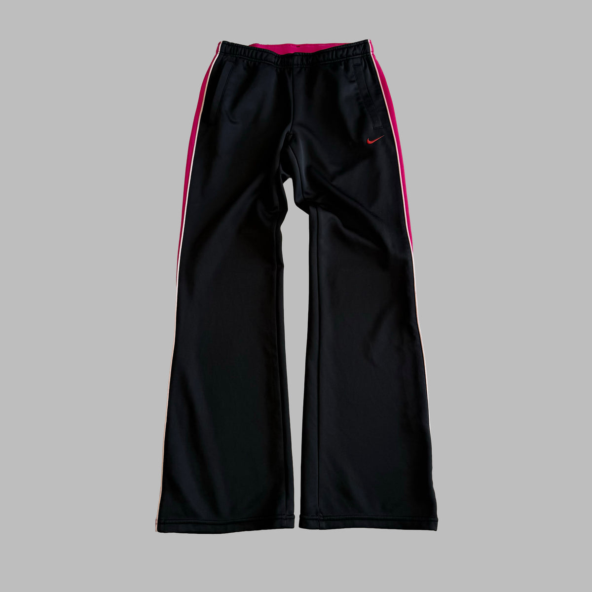 Y2K Nike Striped Active Track Pants - XS