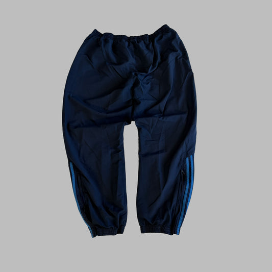Y2K Adidas Three Stripe Parachute Track Pants - XXL