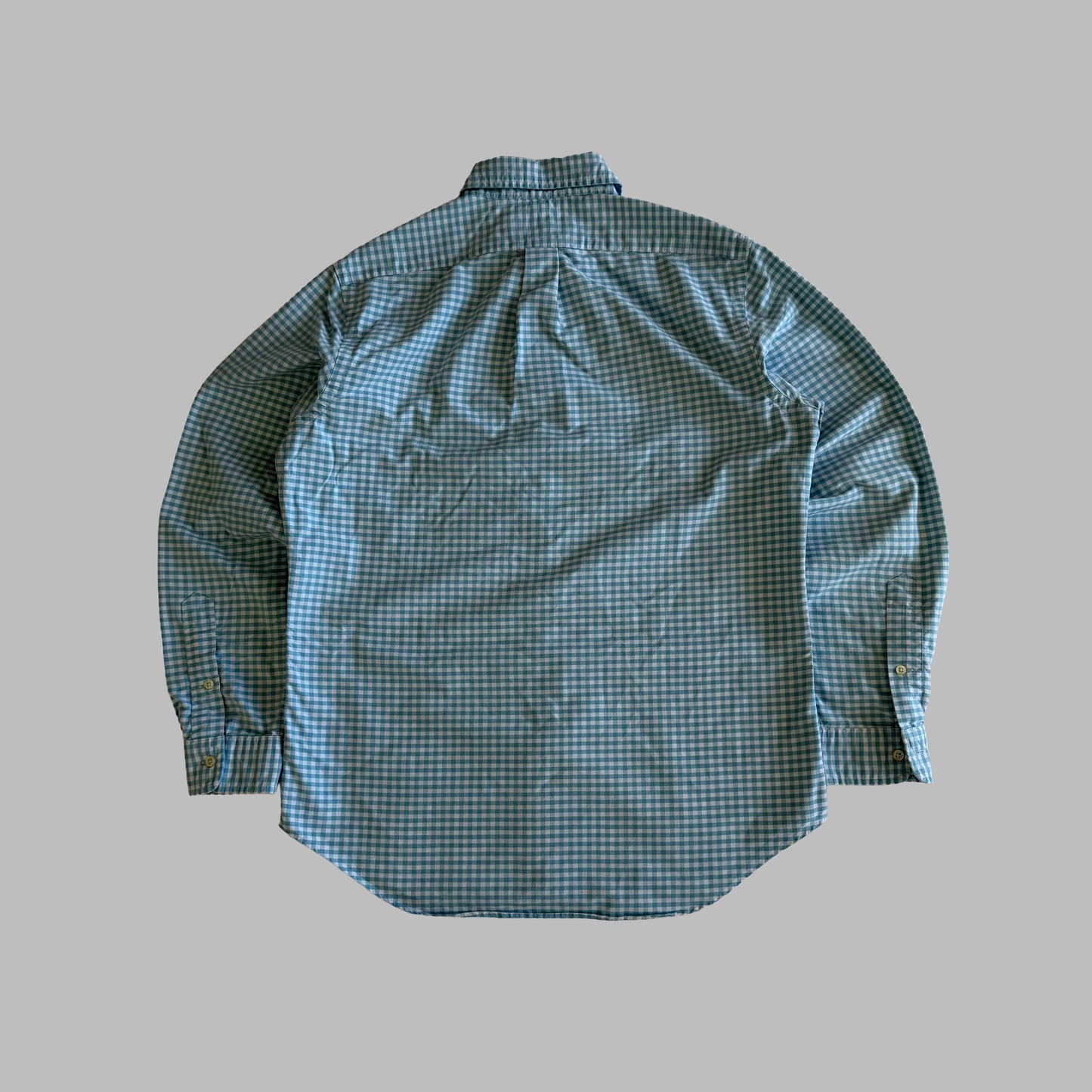 Y2K Polo Ralph Lauren Gingham Button Up Shirt - M