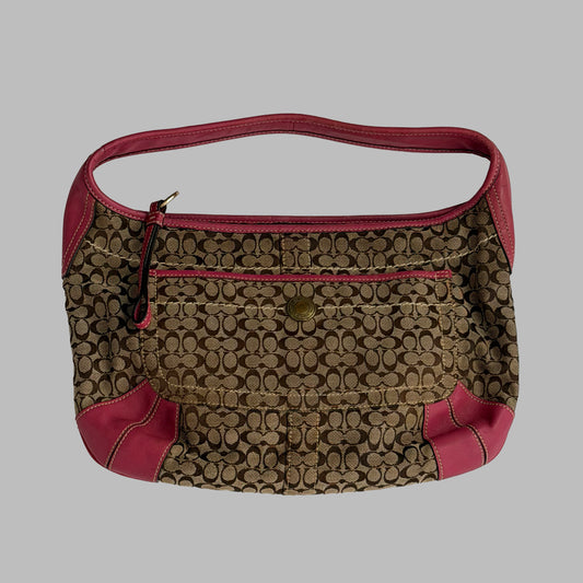 Y2K Coach Monogram Hobo Bag