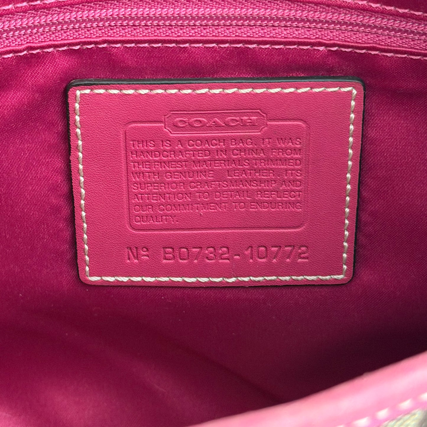 Y2K Coach Monogram Hobo Bag