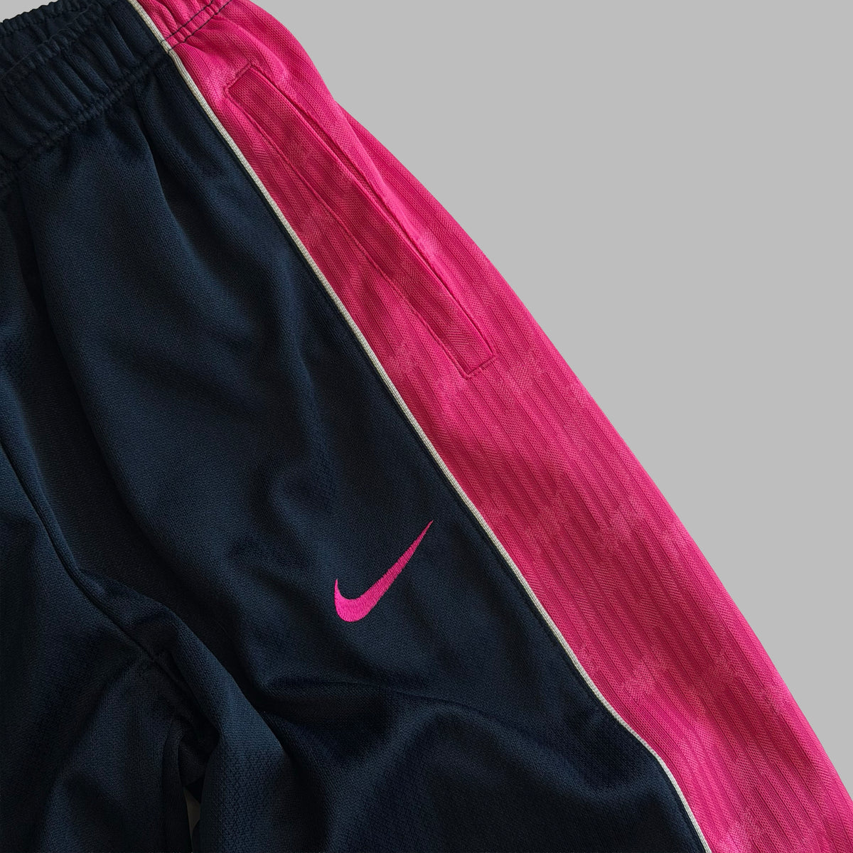 Y2K Nike Striped Active Track Pants - XS