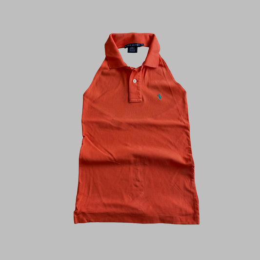 Y2K Ralph Lauren Polo Halter Top - XS