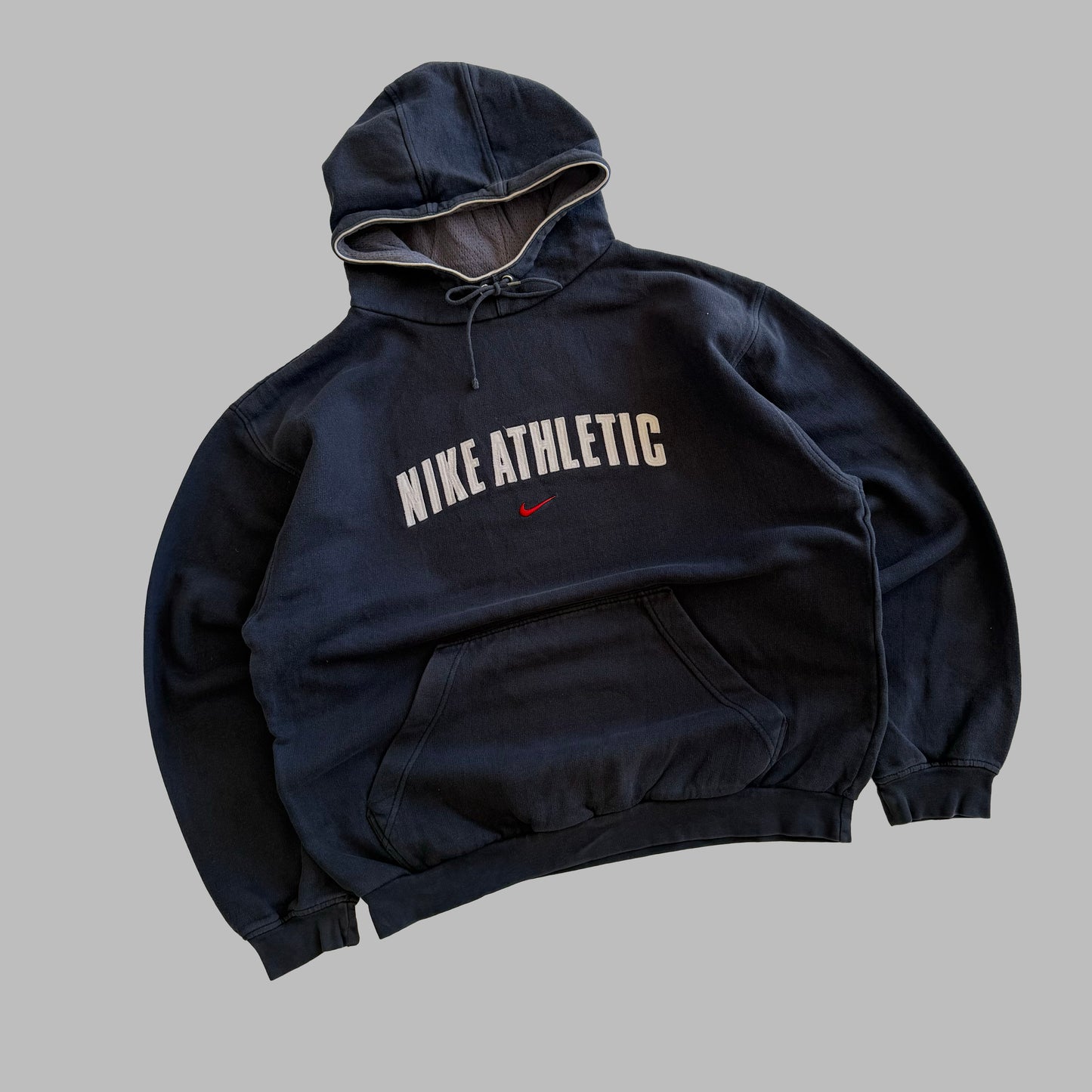 Y2K Nike Athletics Spell Out Hoodie - M