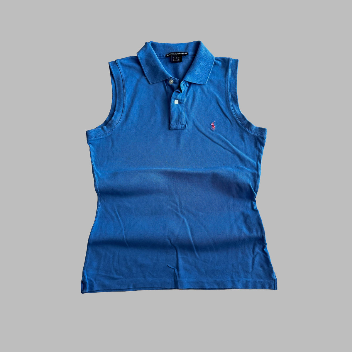 Y2K Ralph Lauren Fitted Polo Top - L