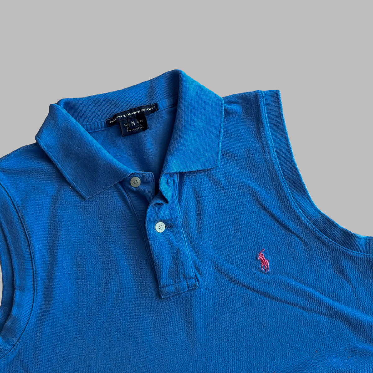 Y2K Ralph Lauren Fitted Polo Top - L