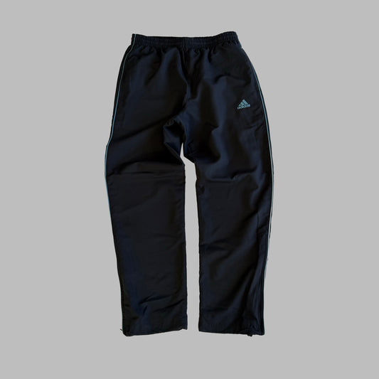 Y2K Adidas Stripe Straight Leg Track Pants - S