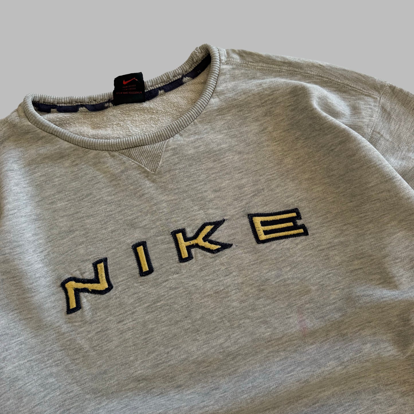 Y2K Nike Spell Out Sweatshirt - S