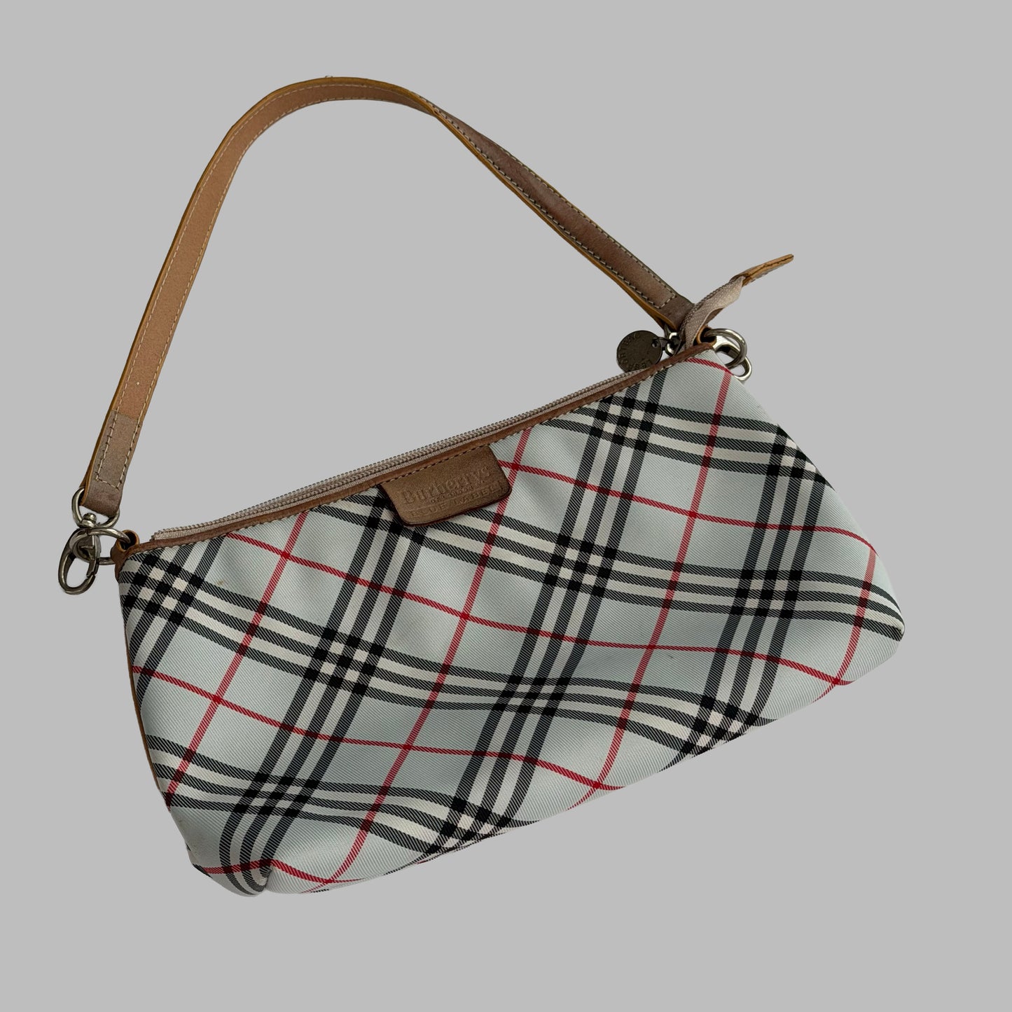 Y2K Burberry Blue Label Checkered Mini Shoulder Bag