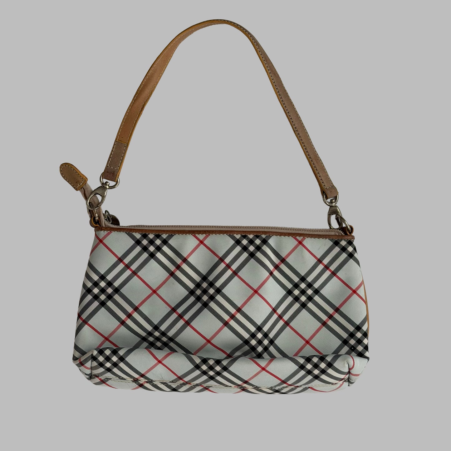 Y2K Burberry Blue Label Checkered Mini Shoulder Bag