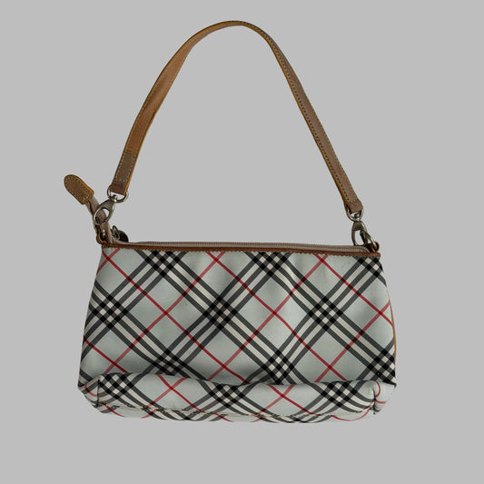 Y2K Burberry Blue Label Checkered Mini Shoulder Bag