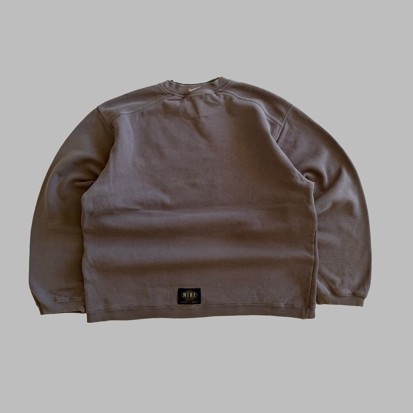90s Nike Varsity Spell Out Sweatshirt - M