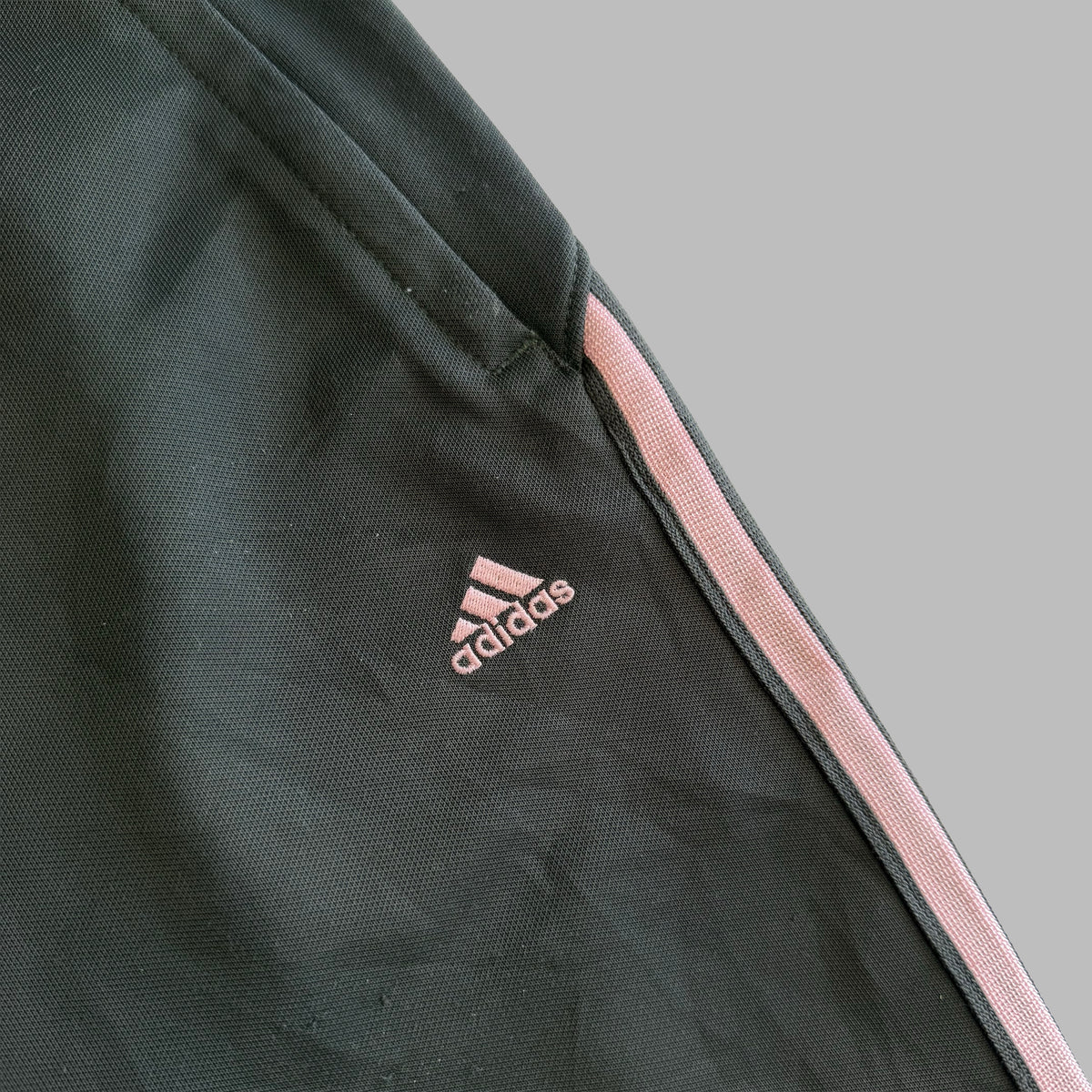 Y2K Adidas Three Stripe Active Track Pants - M