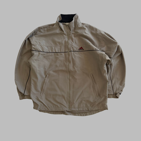 90s Adidas Striped Track Jacket - L