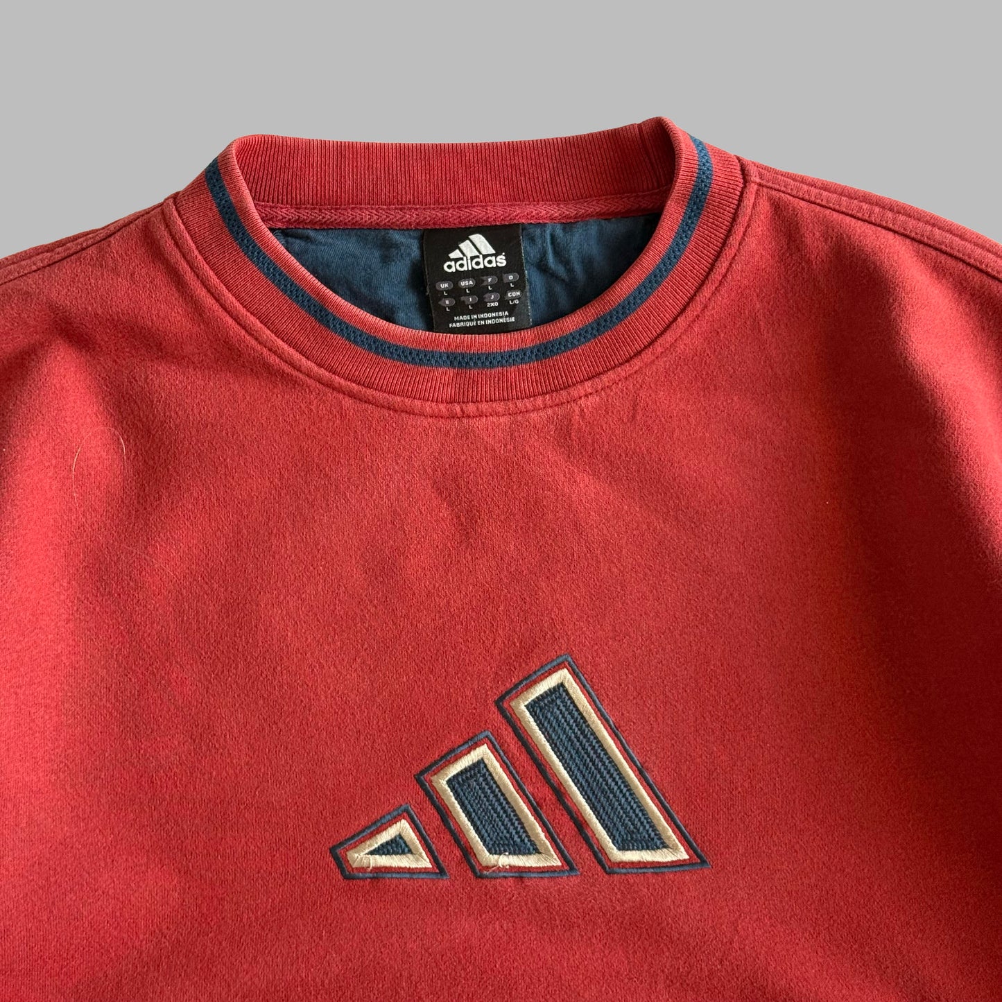 Adidas Embroidered Sweatshirt - XL