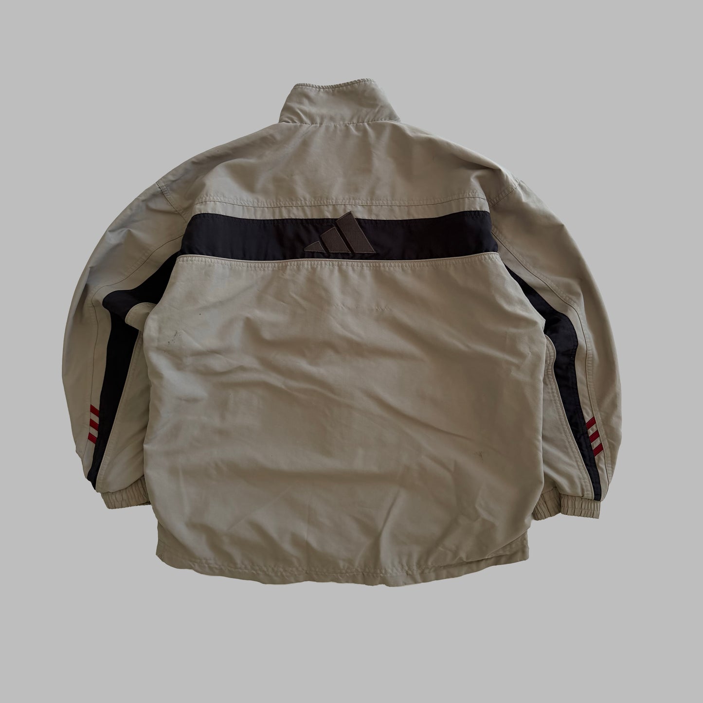 90s Adidas Striped Track Jacket - L