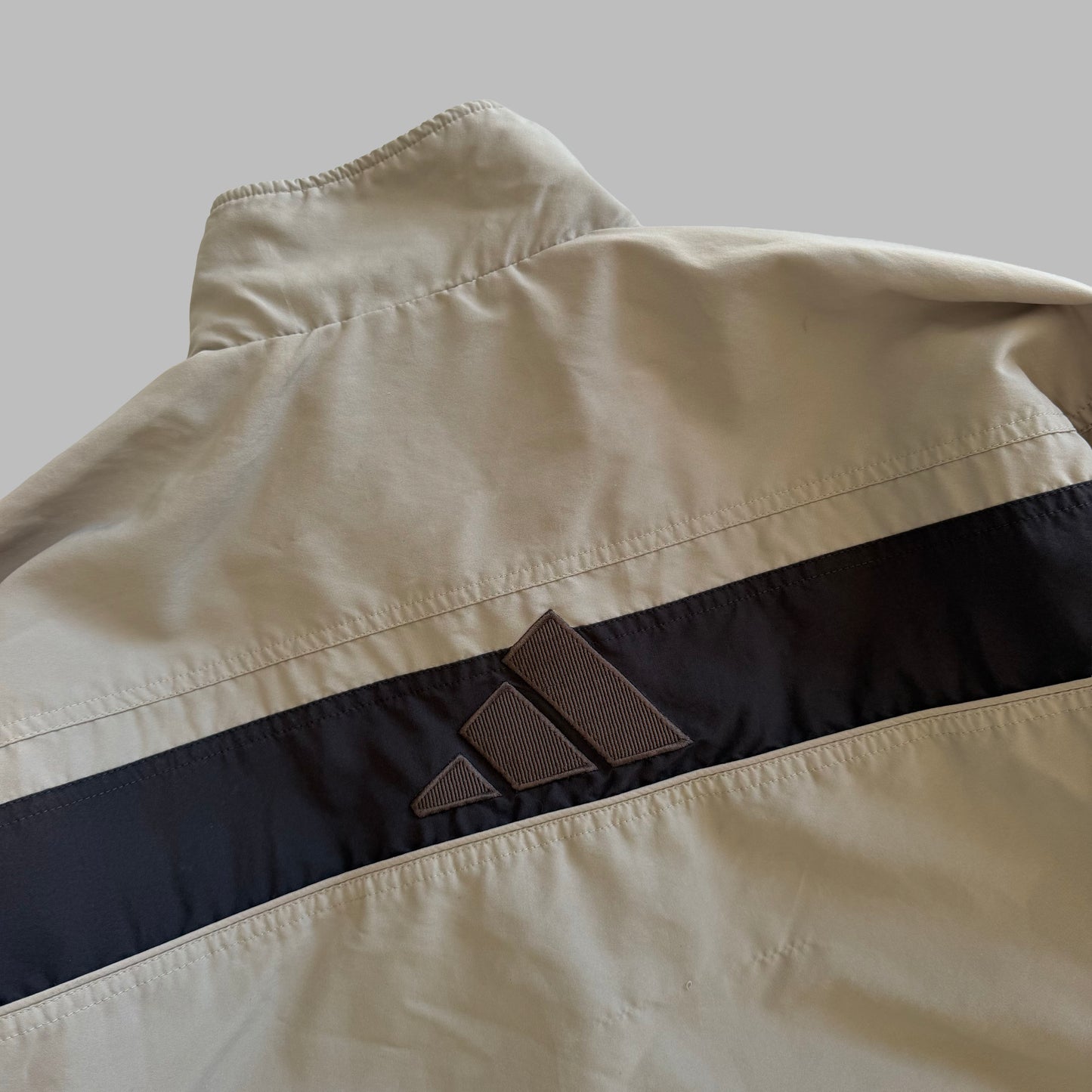90s Adidas Striped Track Jacket - L
