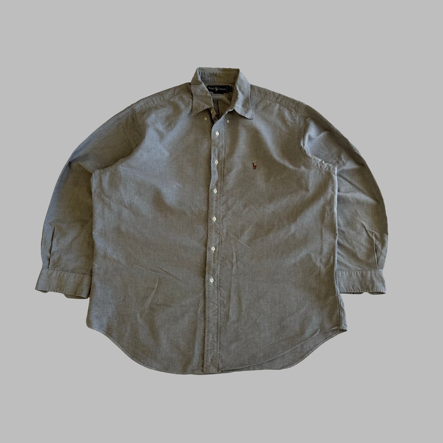 Y2K Polo Ralph Lauren Button Up Shirt - XL