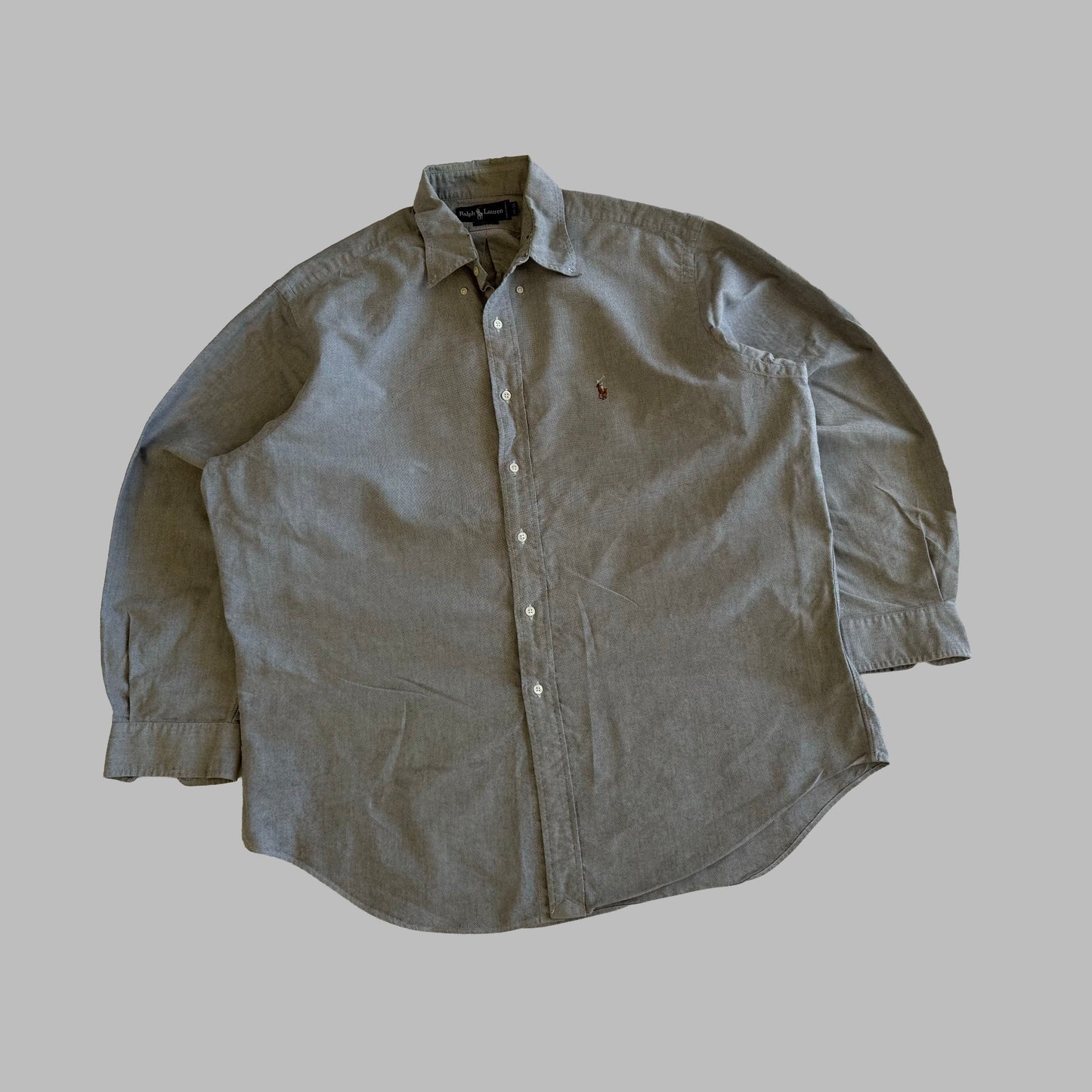Y2K Polo Ralph Lauren Button Up Shirt - XL