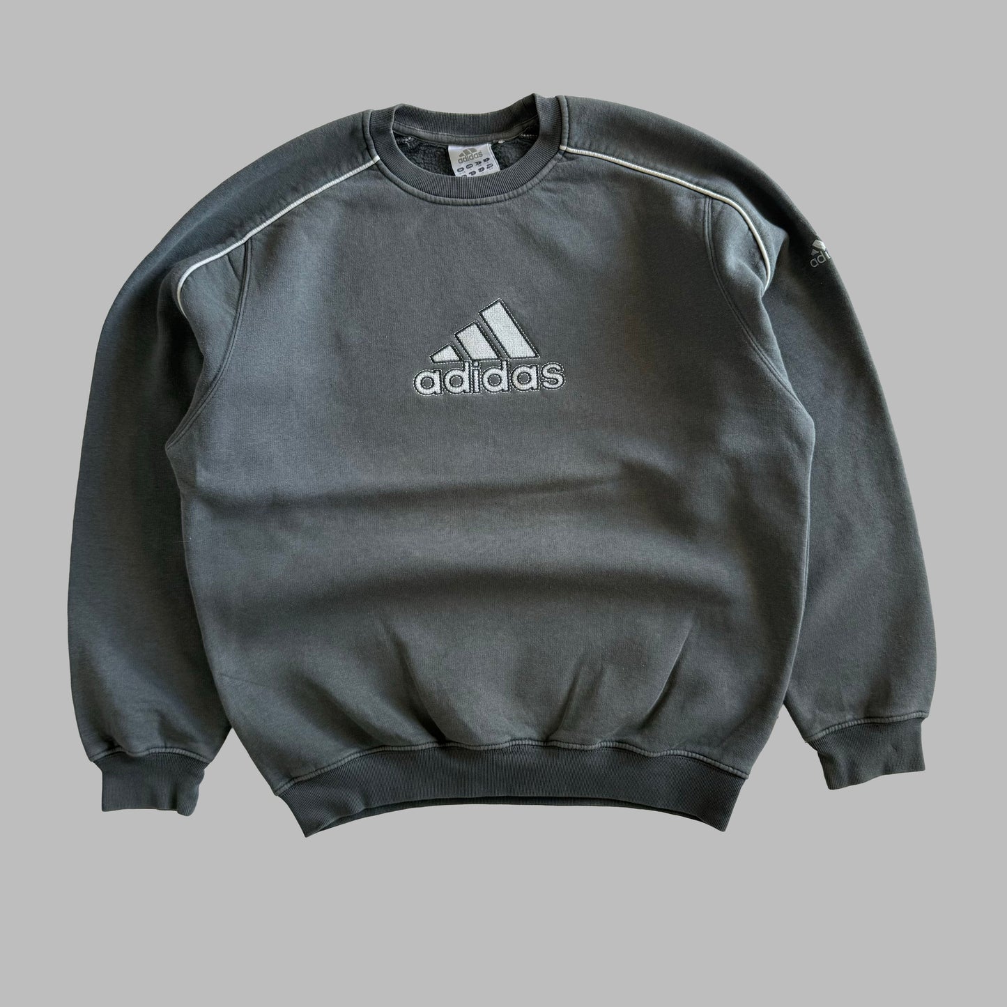 Adidas Embroidered Sweatshirt - Small